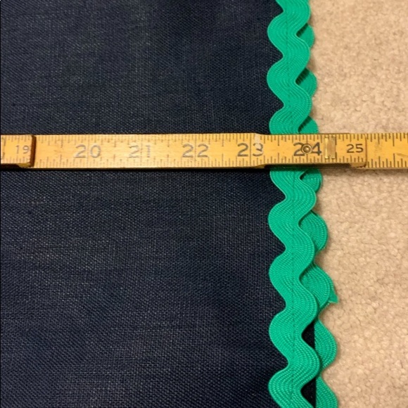 J Crew Navy Linen Pencil Skirt Sz 8 NWTs. - Picture 8 of 10